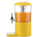 Dyspenser dozownik chłodzący do soków napojów UNIQ 4 l - żółty
