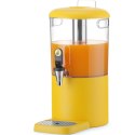 Dyspenser dozownik chłodzący do soków napojów UNIQ 4 l - żółty