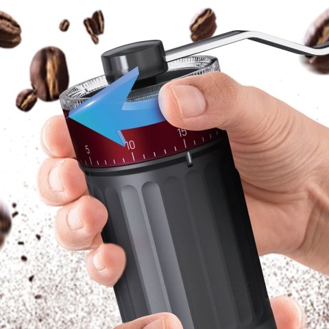 RĘCZNY MŁYNEK DO KAWY Z REGULACJĄ KINGHOFF KH-2002