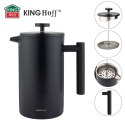 STALOWY ZAPARZACZ TŁOKOWY DO KAWY HERBATY 1L KINGHOFF KH-1996