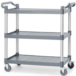 Wózek kelnerski serwisowy do 150 kg 3-półki 842x486 mm