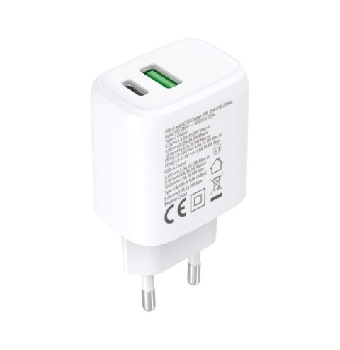 Ładowarka TECHLY IPW-USB-20WACG(USB typu C\5V)