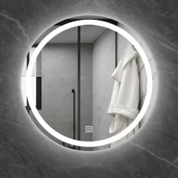 Lustro Z Oświetleniem LED Do Zawieszenia Włącznik Dotykowy 60 Cm