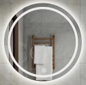 Lustro Z Oświetleniem LED Do Zawieszenia Włącznik Dotykowy 80 Cm