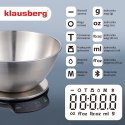 ELEKTRONICZNA WAGA KUCHENNA 5kg/1.8l KLAUSBERG KB-7939 Bluetooth