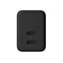 Ultra Compact GaN Ładowarka sieciowa 2x USB-C 35W PD 3.0 z PPS Czarna
