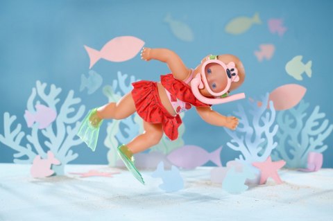 Zestaw do nurkowania z płetwami Baby Born 43 cm