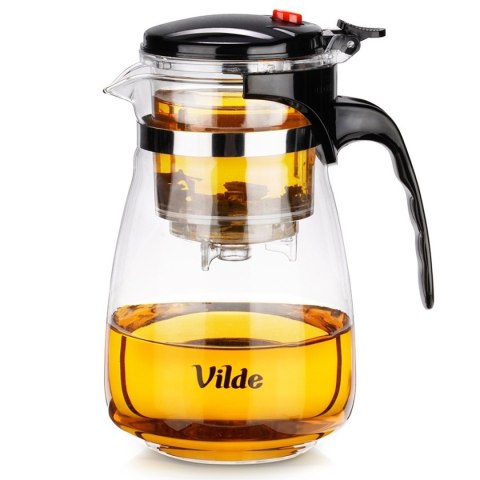 DZBANEK SZKLANY 960ml Z ZAPARZACZEM SPUSTOWYM DO HERBATY ZIÓŁ 259416