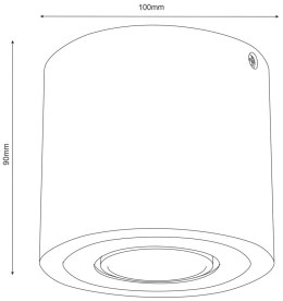 Oprawa Punktowa DOWNLIGHT WOOD Brązowy 1xGU10