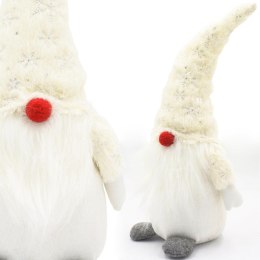 SKRZAT GNOM KRASNAL DEKORACYJNY BIAŁY 45CM
