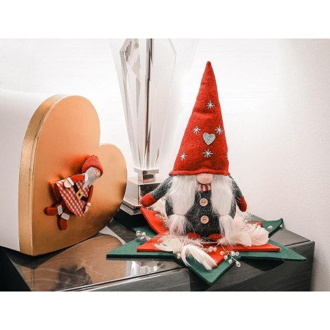 SKRZAT KRASNAL GNOM ŚWIĄTECZNY 14x12x30CM