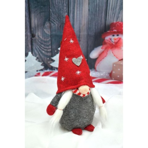 SKRZAT KRASNAL GNOM ŚWIĄTECZNY 14x12x30CM