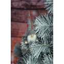 ZAWIESZKA BOMBKA SKRZAT SZARY 11CM
