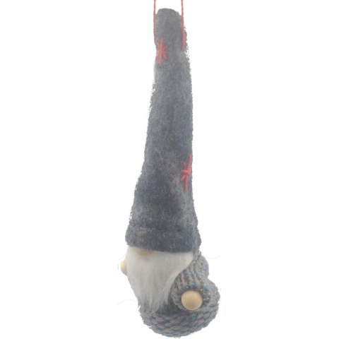 ZAWIESZKA BOMBKA SKRZAT SZARY 11CM