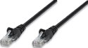 INTELLINET Patchcord Cat5e UTP 1 m 100% Cu czarny 320740