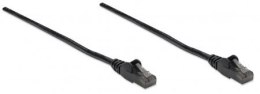 INTELLINET Patchcord Cat6 UTP 10 m 100% Cu czarny 343794