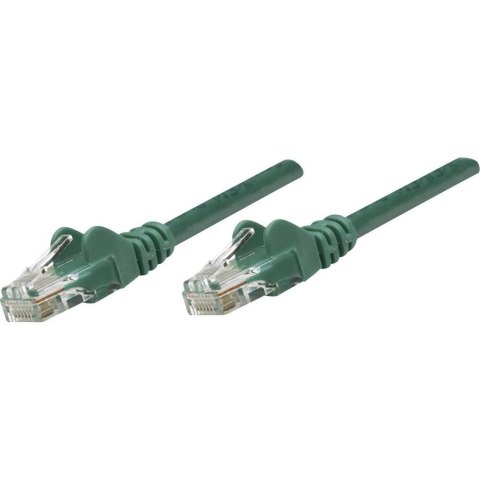 INTELLINET Patchcord Cat5e UTP 1 m 100% Cu zielony 318945