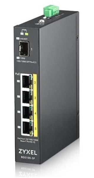 Przełącznik ZYXEL RGS100-5P RGS100-5P-ZZ0101F (4x 10/100/1000 )