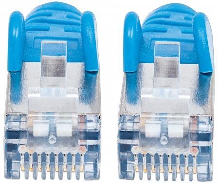 INTELLINET Patchcord Cat6 SFTP 2 m 100% Cu niebieski 735384