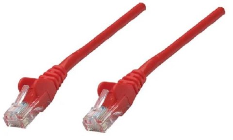 INTELLINET Patchcord Cat6 UTP 0.25 m czerwony 738859