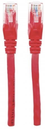 INTELLINET Patchcord Cat6 UTP 0.5 m 100% Cu czerwony 342131