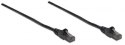 INTELLINET Patchcord Cat6 UTP 1.5 m 100% Cu czarny 342056