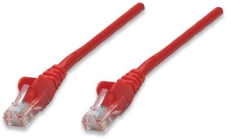 INTELLINET Patchcord Cat6 UTP 5 m 100% Cu czerwony 343367