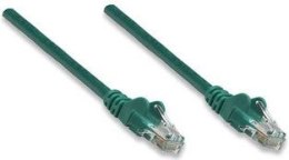 INTELLINET Patchcord Cat5e UTP 10 m 100% Cu zielony 325943