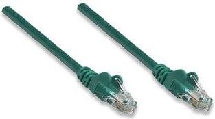 INTELLINET Patchcord Cat5e UTP 10 m 100% Cu zielony 325943