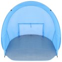 NAMIOT PARAWAN PLAŻOWY SAMOROZKŁADAJĄCY 145x105x100/75CM NIEBIESKI