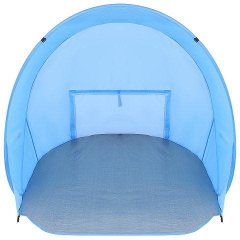 NAMIOT PARAWAN PLAŻOWY SAMOROZKŁADAJĄCY 145x105x100/75CM NIEBIESKI