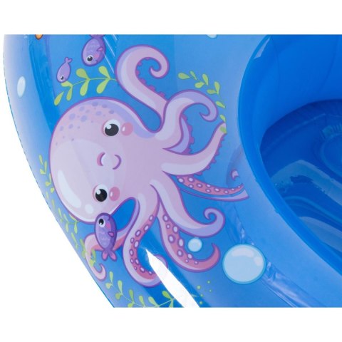 DMUCHANA ŁÓDKA DO PŁYWANIA 112x70CM 37593 NIEBIESKI