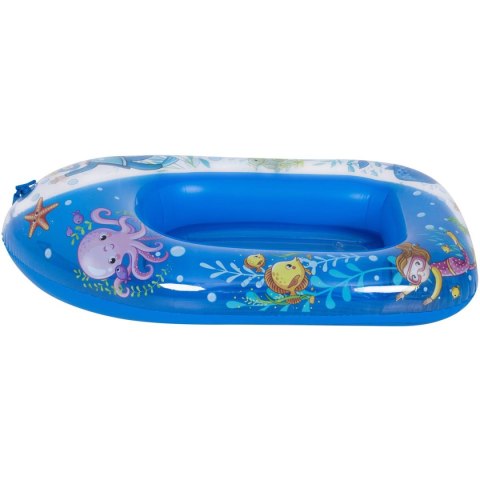 DMUCHANA ŁÓDKA DO PŁYWANIA 112x70CM 37593 NIEBIESKI