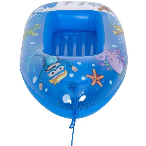 DMUCHANA ŁÓDKA DO PŁYWANIA 112x70CM 37593 NIEBIESKI