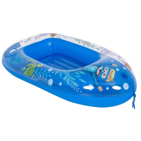 DMUCHANA ŁÓDKA DO PŁYWANIA 112x70CM 37593 NIEBIESKI