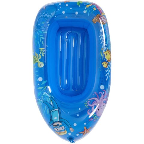 DMUCHANA ŁÓDKA DO PŁYWANIA 112x70CM 37593 NIEBIESKI