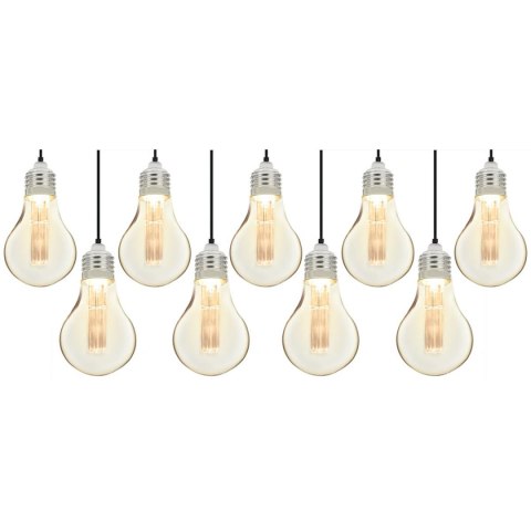 LAMPA SOLARNA GIRLANDA OGRODOWA PARTY LIGHT 10 LED 3.8M