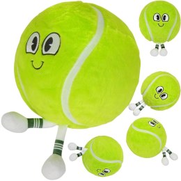 PIŁKA EMOJI 23CM Z NÓŻKAMI PIŁKA TENISOWA ZIELONA