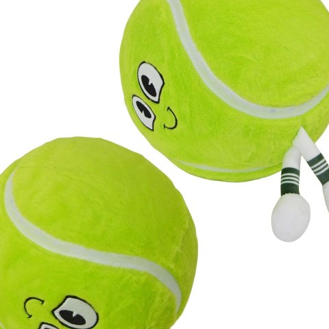 PIŁKA EMOJI 23CM Z NÓŻKAMI PIŁKA TENISOWA ZIELONA