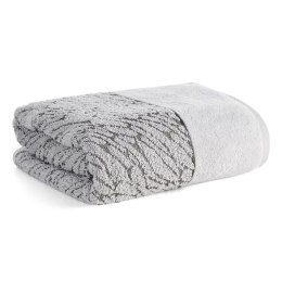 Ręcznik wytłaczany NOLA 50x90 cm srebrny