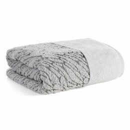 Ręcznik wytłaczany NOLA 70x140 cm srebrny