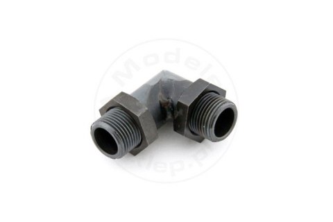 SAITO #125A163 - Muffler right angle manifold M13