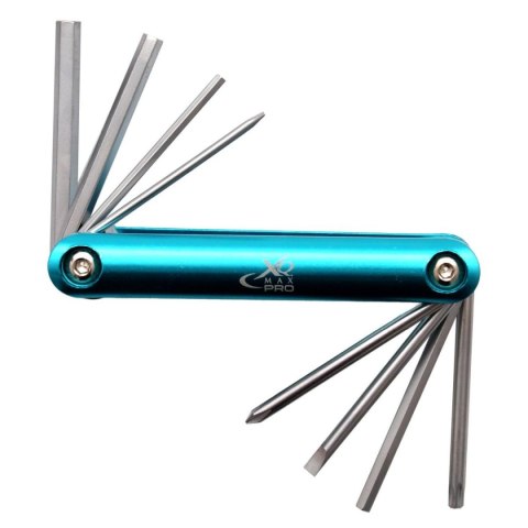 ZESTAW NARZĘDZI DO NAPRAWY ROWERU 8W1 XQMAX PRO NIEBIESKI