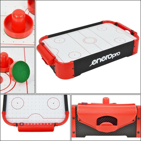GRA CYMBERGAJ AIR HOCKEY NA STÓŁ 51x31x10CM CZARNY ENERO PRO