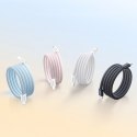 Kabel magnetyczny z oplotem USB-C 100W 1m - biały