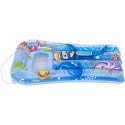 MATERAC PLAŻOWY Z OKIENKIEM PODWODNY ŚWIAT 74x48CM 37591 - NIEBIESKI
