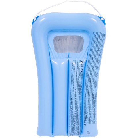 MATERAC PLAŻOWY Z OKIENKIEM PODWODNY ŚWIAT 74x48CM 37591 - NIEBIESKI