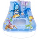 MATERAC PLAŻOWY Z OKIENKIEM PODWODNY ŚWIAT 74x48CM 37591 - NIEBIESKI