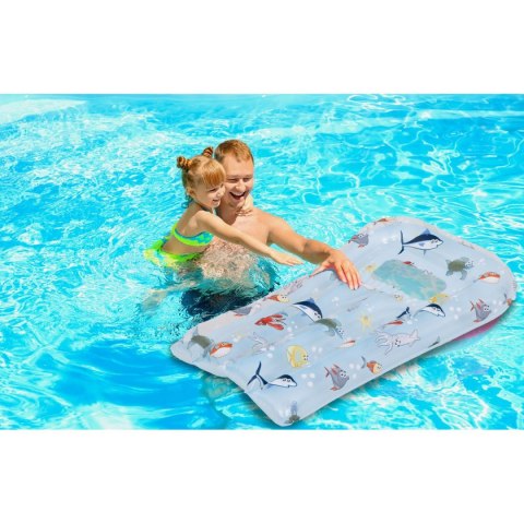 MATERAC PLAŻOWY Z OKIENKIEM RYBKI MORSKIE 72x47CM 35451