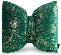 Poduszka w kształcie kokardy KOKARDA1 nadruk zielona